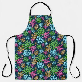 Abstrakte Feuerwerkskörper-Blume Schürze drucken