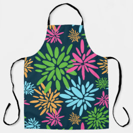 Abstrakte Feuerwerkskörper-Blume Schürze drucken