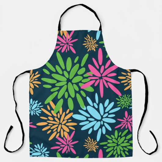 Abstrakte Feuerwerkskörper-Blume Schürze drucken (Vorderseite)