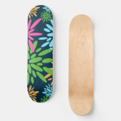 Abstrakte Feuerwerkskörper-Blume Skateboard (Vorderseite)