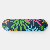 Abstrakte Feuerwerkskörper-Blume Skateboard (Horizontal)
