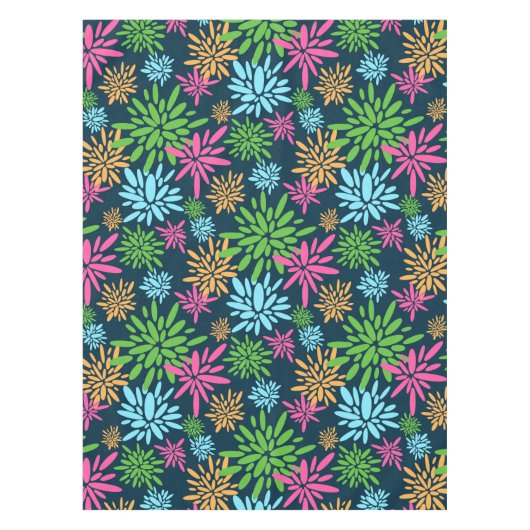 Abstrakte Feuerwerkskörper-Blume Tischdecke (Vorderseite)