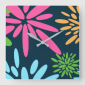 Abstrakte Feuerwerkskörper-Blume Uhr (Vorderseite)