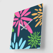 Abstrakte Feuerwerkskörper-Blume Uhr (Winkel)