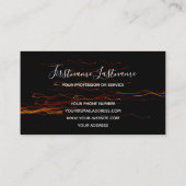 Abstrakte Feuerwerkskörper regnen lange Exposition Visitenkarte (Rückseite)