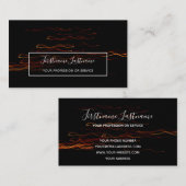 Abstrakte Feuerwerkskörper regnen lange Exposition Visitenkarte (Vorne/Hinten)