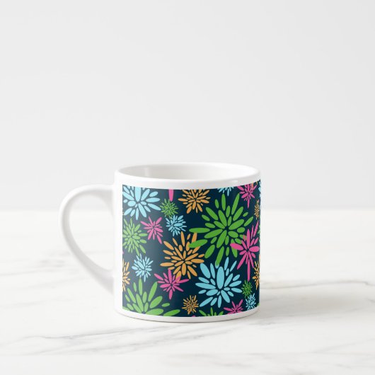 Abstrakte Feuerwerkskunst Blume Spezielle Tasse (Links)
