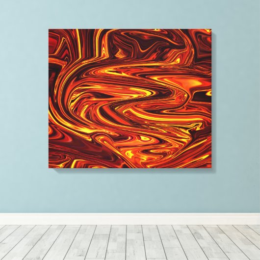 Abstrakte Feuerwerkskunst Leinwanddruck (Insitu (Holzboden))