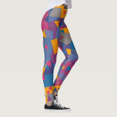 Abstrakte Fiesta #4 Leggings (Rechts)