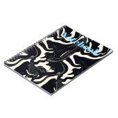 Abstrakte Figuren Design Notizblock (Linke Seite)