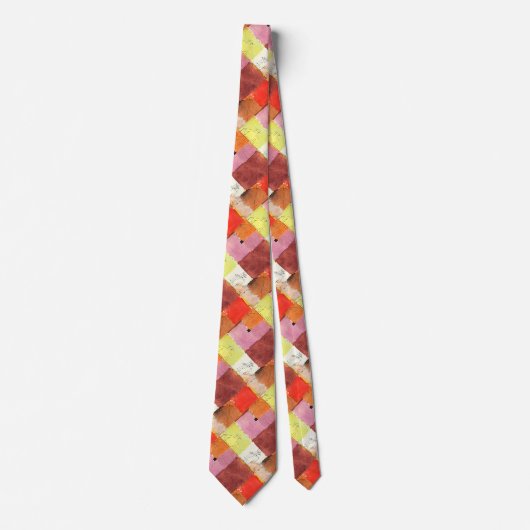 Abstrakte Figuren Kunst - Bold Modern Necktie Krawatte (Vorderseite)