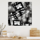 Abstrakte Filmstreifen Poster (Küche)