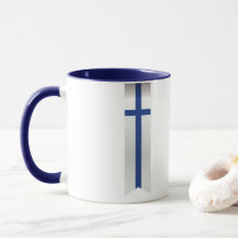 Abstrakte Finnland-Flagge, finnische Farben