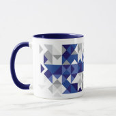 Abstrakte Finnland-Flagge, finnische Farben Tasse (Links)