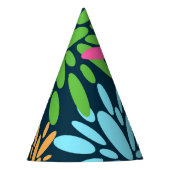Abstrakte Fireworks-Blume Party Hat Partyhütchen (Vorderseite)