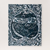 Abstrakte Fische | Herausforderung Hard Jigsaw P Puzzle (Vertikal)