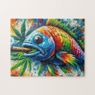 Abstrakte Fische Puzzle