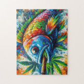 Abstrakte Fische Puzzle (Vertikal)