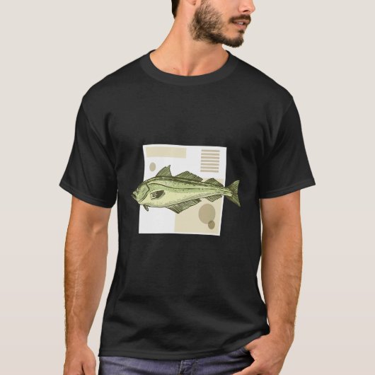Abstrakte Fischkunst T-Shirt (Vorderseite)