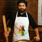 Abstrakte Fitness Kunst der Menschheit Schürze