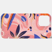 abstrakte flache Blüte Case-Mate iPhone Hülle (Rückseite (Horizontal))