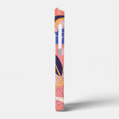 abstrakte flache Blüte Case-Mate iPhone Hülle (Rückseite / Links)