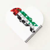 Abstrakte Flagge der Vereinigten Arabischen Emirat Notizblock (Rückseite)