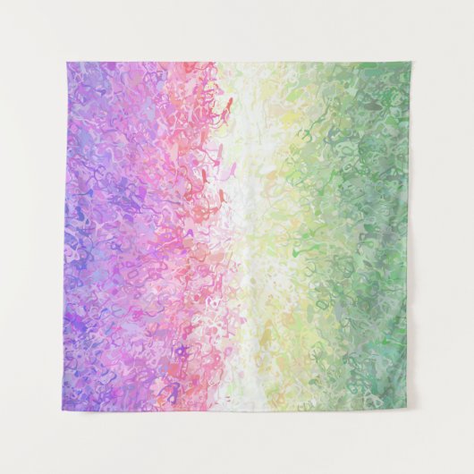 Abstrakte Flagge für Genderfaun Wandteppich (Vorderseite (Horizontal))