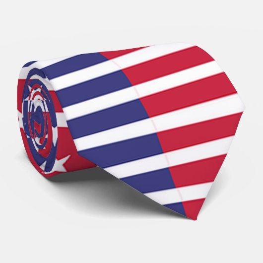 Abstrakte Flagge Krawatte (Gerollt)