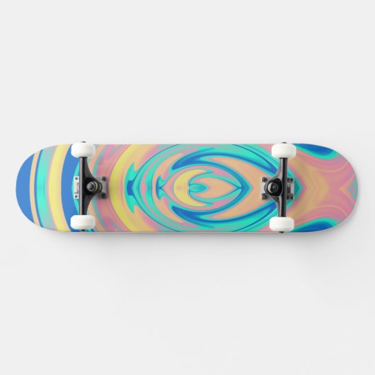 Abstrakte Flamme 14 Skateboard (Horizontal)