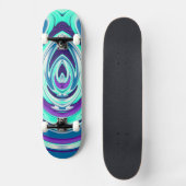 Abstrakte Flamme 30 Skateboard (Vorderseite)