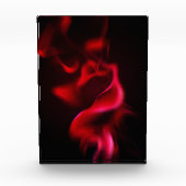 Abstrakte Flamme Fotoblock (Vorderseite)