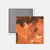 Abstrakte Flamme Magnet (Vorderseite/Rückseite)