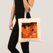 Abstrakte Flamme Tragetasche (Vorderseite (Produkt))