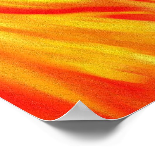 Abstrakte Flammen Poster (Ecke)