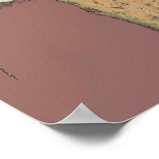 Abstrakte Flaschen Stillleben Poster (Ecke)