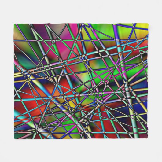 Abstrakte Fleece Blanket (Vorderseite (Horizontal))