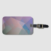 Abstrakte Fliegende Partikel | Geometrische Formen Gepäckanhänger (Vorderseite (Horizontal))