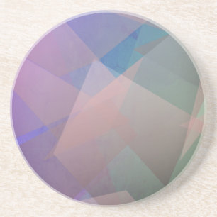 Abstrakte fliegende Partikel   Geometrische Formen Getränkeuntersetzer