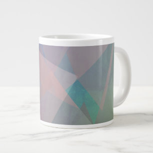 Abstrakte Fliegende Partikel   Geometrische Formen Jumbo-Tasse
