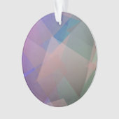 Abstrakte Fliegende Partikel | Geometrische Formen Ornament (Vorderseite)