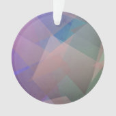 Abstrakte Fliegende Partikel | Geometrische Formen Ornament (Vorderseite)