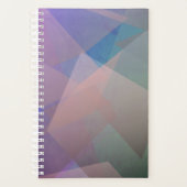 Abstrakte Fliegende Partikel | Geometrische Formen Planer (Vorderseite)