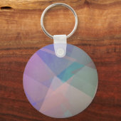 Abstrakte Fliegende Partikel | Geometrische Formen Schlüsselanhänger (Vorderseite)