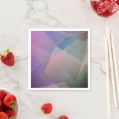 Abstrakte Fliegende Partikel | Geometrische Formen Serviette (Beispiel)