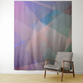 Abstrakte Fliegende Partikel | Geometrische Formen Wandteppich (Beispiel)