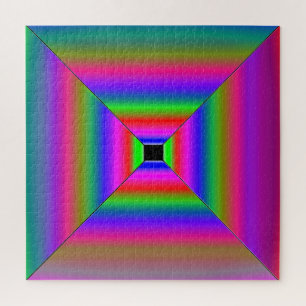 Abstrakte Fliesenkunst Puzzle