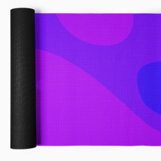 Abstrakte Fließformen Lila Yogmatte Yogamatte