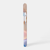 Abstrakte Fließmenge an Pastell iPhone 16 Hülle (Linke Seite)