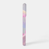 Abstrakte Fließmenge an Pastell iPhone 16 Hülle (Rechte Seite)